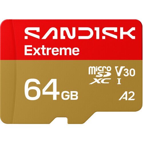 SanDisk Extreme microSD UHS-I Card - 64GB