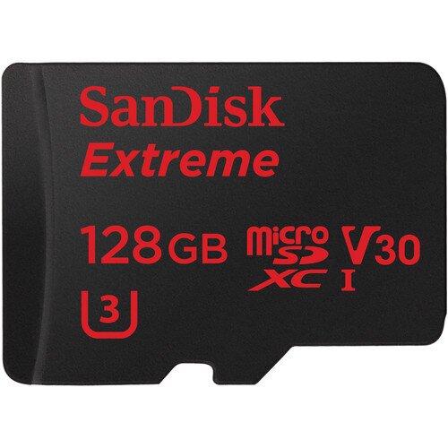 SanDisk Extreme MicroSD UHS-I Memory Card - 128GB