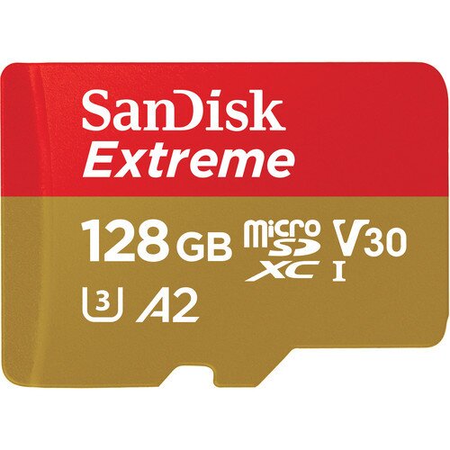 SanDisk Extreme microSDXC UHS-I Card - 128GB