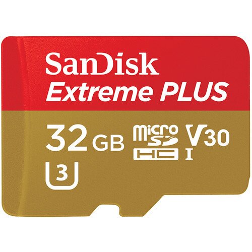 SanDisk Extreme Plus MicroSD UHS-I Card - 32GB