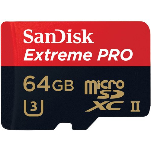 SanDisk Extreme PRO MicroSDXC UHS-II Card - 64GB