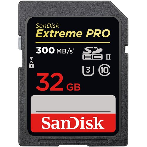 SanDisk Extreme PRO SD UHS-II Card - 32GB