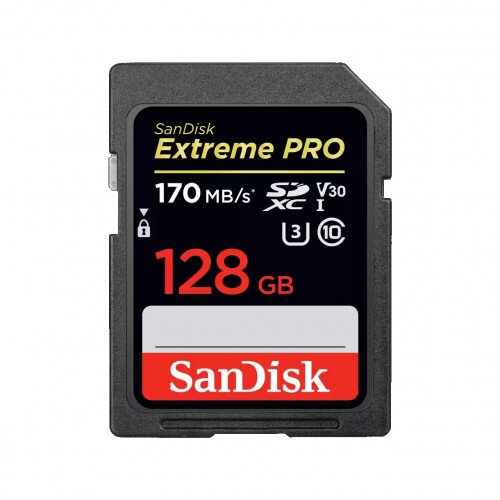 SanDisk Extreme PRO SDHC And SDXC UHS-I Card - 128GB
