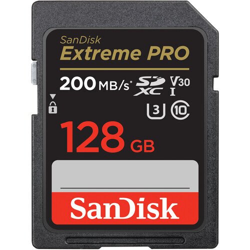 SanDisk Extreme PRO SDHC And SDXC UHS-I V30 Card - 128GB