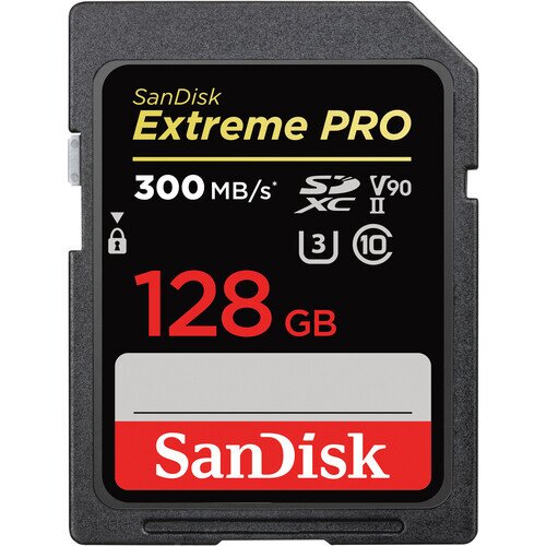 SanDisk Extreme PRO SDHC and SDXC UHS-II Card - 128GB