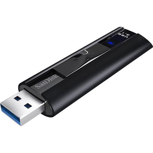 SanDisk Extreme PRO USB 3.2 Solid State Flash Drive - 128GB