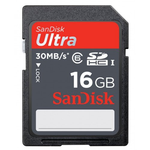 SanDisk Ultra SD 30MB/s Card - 16GB