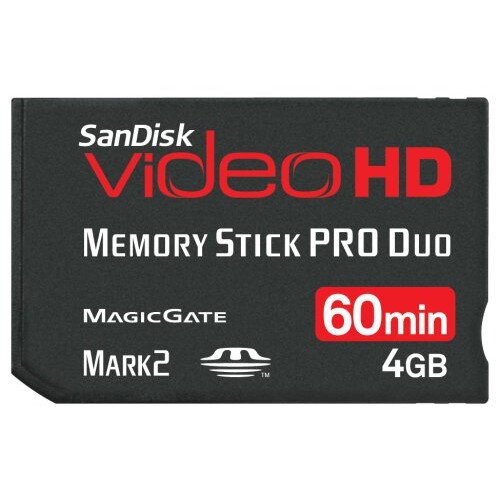 SanDisk Video HD Memory Stick PRO Duo - 4GB