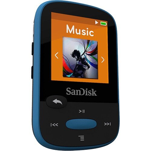 SanDisk Clip Sport MP3 Player - 8GB - Blue