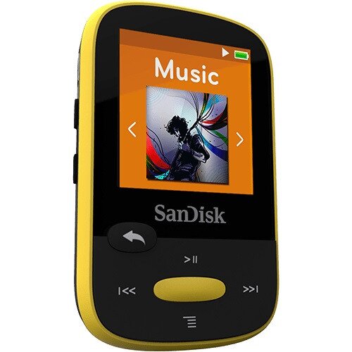 SanDisk Clip Sport MP3 Player - 4GB - Yellow