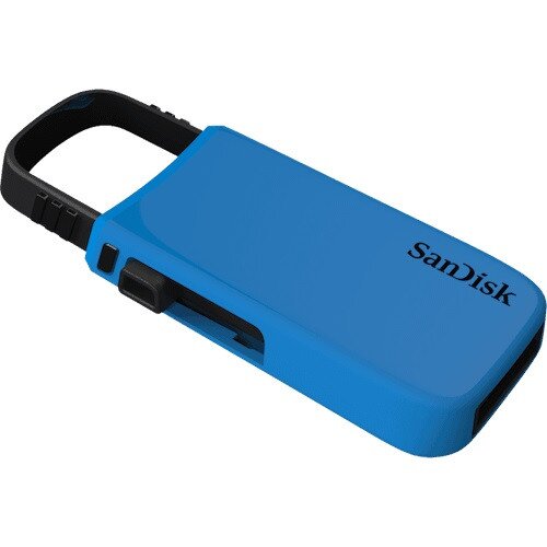 SanDisk Cruzer U USB Flash Drive - 16GB - Blue