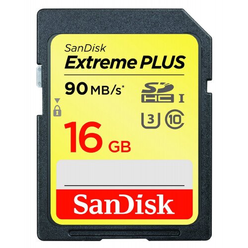 SanDisk Extreme Plus SDHC / SDXC UHS-I Memory Card - 16GB