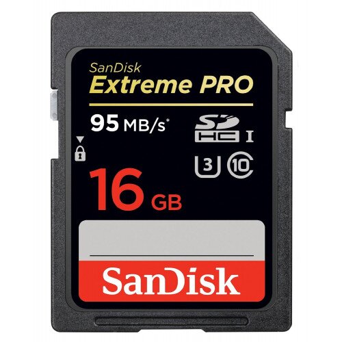 SanDisk Extreme PRO SDHC / SDXC UHS-I Memory Card - 16GB