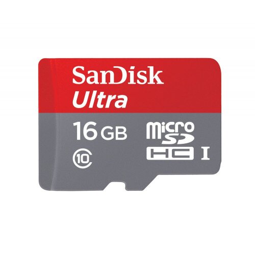 SanDisk Ultra MicroSD UHS-I Card for Cameras - 16GB