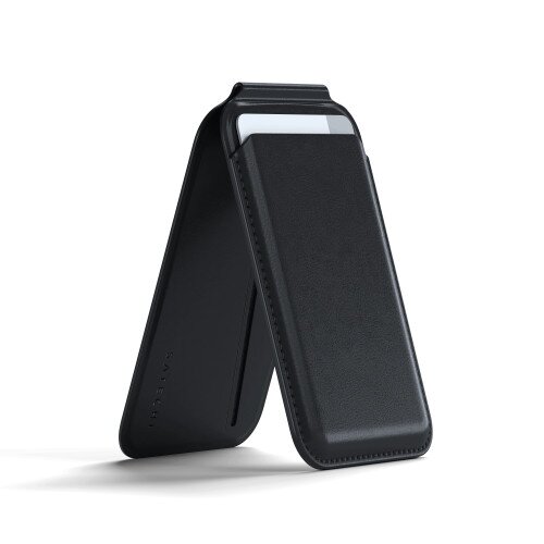 Satechi Vegan-Leather Magnetic Wallet Stand