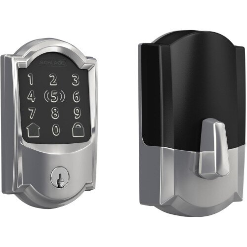 Schlage Encode Plus Smart WiFi Deadbolt - Bright Chrome