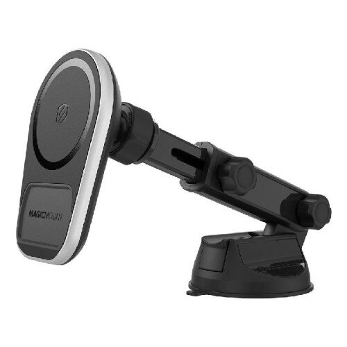 Scosche MagicMount Charge5 Extendo MagSafe Compatible Magnetic Wireless Charging Phone Mount with Telescoping Arm