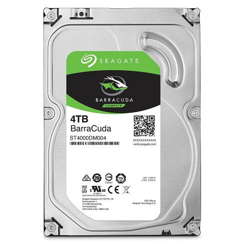 Seagate Barracuda 3.5-Inch Internal Hard Drive - 4TB - 256MB - 5400RPM