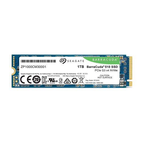 Seagate BarraCuda 510 M.2 NVME Internal Solid State Drive - 1TB