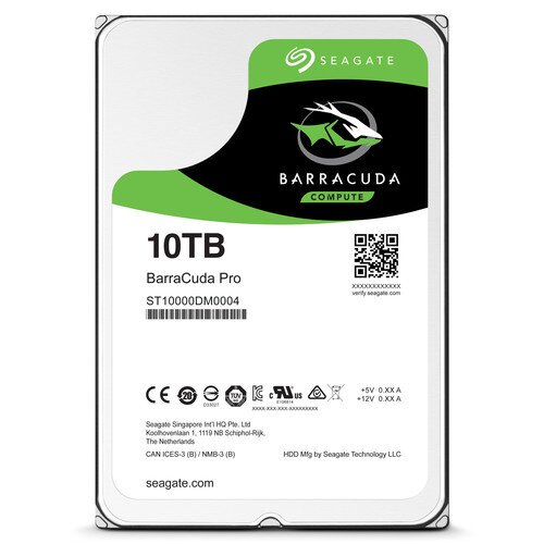 Seagate BarraCuda Pro 3.5-Inch Internal Hard Drive - 10TB