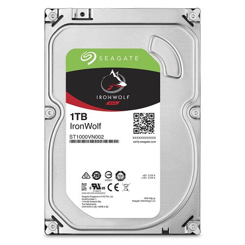 Seagate IronWolf Internal Hard Drive - 1TB - 64MB - 5900RPM