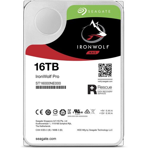 Seagate Ironwolf Pro Internal Hard Drive - 16TB