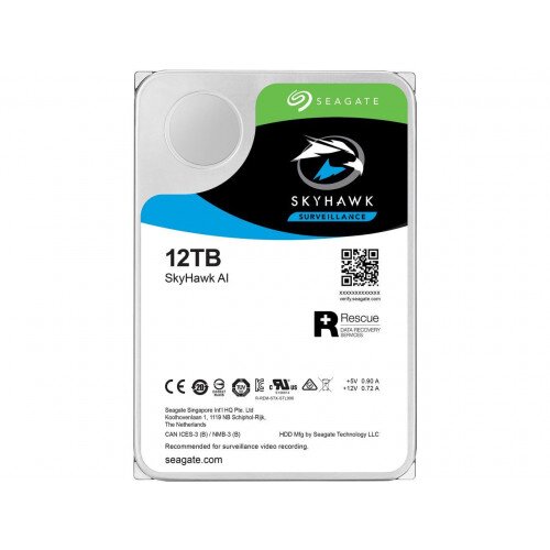 Seagate SkyHawk Al Surveillance Internal Hard Drive - 12TB