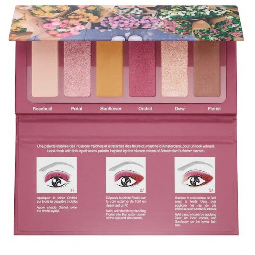 SEPHORA COLLECTION Eyestories Eyeshadow Palette - Fresh Florals - Soft Pinks & Berries With A Pop Of Marigold