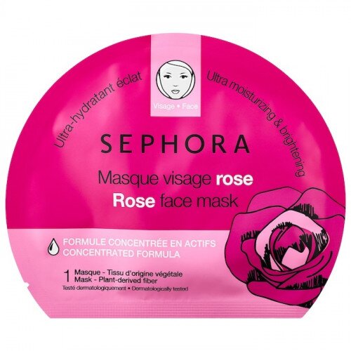 SEPHORA COLLECTION Face Mask - Rose - Ultra-Moisturizing & Brightening