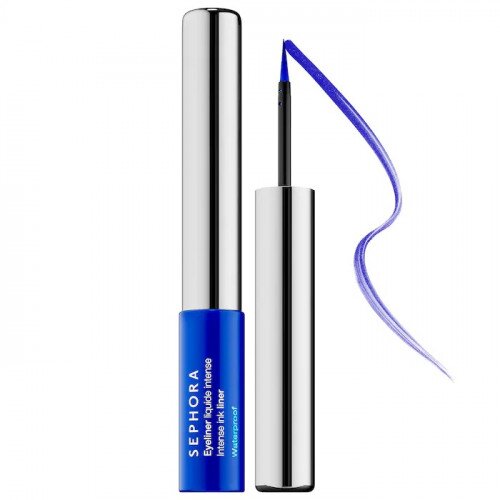 SEPHORA COLLECTION Intense Ink Liquid Waterproof Eyeliner - Satin Finish - Satin Cobalt Blue - Electric blue