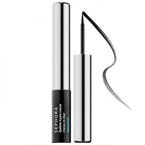 SEPHORA COLLECTION Intense Ink Liquid Waterproof Eyeliner - Satin Finish - Satin Deep Black - Black