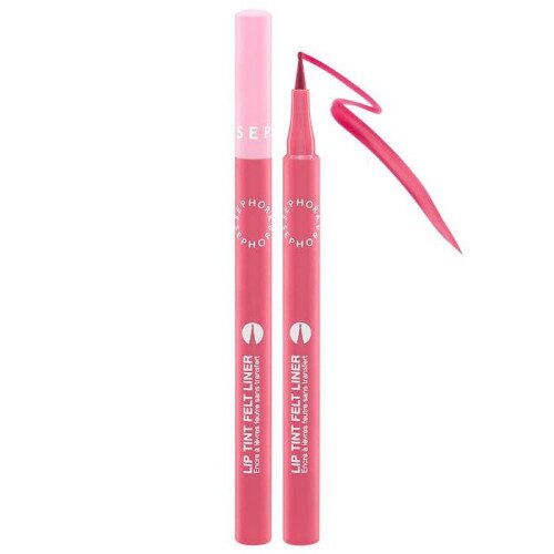 SEPHORA COLLECTION Lip Tint Felt Lip Stain & Liner - 02 Rosewood Trace