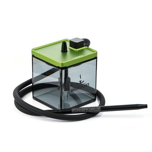 Shishabucks Cloud Micro + Sky Bowl + Stratus - Green - Gold Bowl - Regular (20-25g) - Regular Stratus