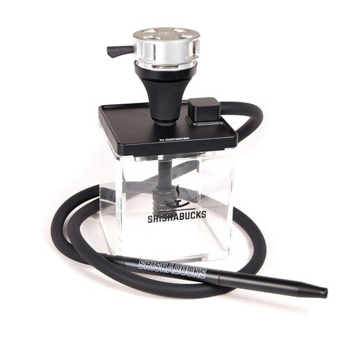 Shishabucks Cloud Micro + Sky Bowl + Stratus - Black - Rose Gold Bowl - Regular (20-25g) - Regular Stratus