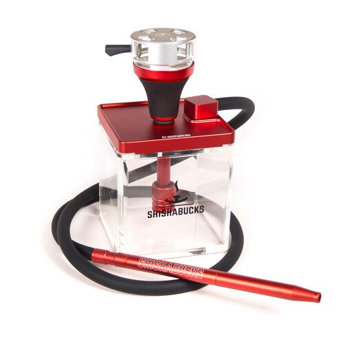 Shishabucks Cloud Micro + Sky Bowl + Stratus - Red - Green Bowl - Mini (10-15g) - Premium Stratus