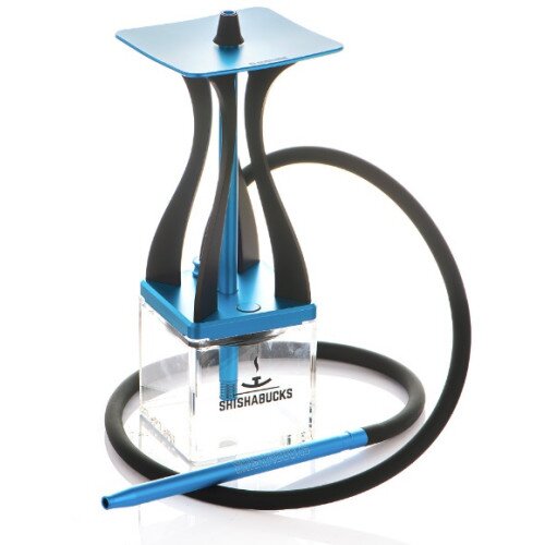 Shishabucks Cloud Mini Hookah - Blue/Black