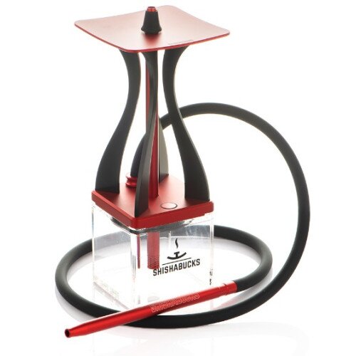 Shishabucks Cloud Mini Hookah - Red/Black