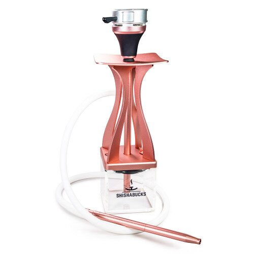 Shishabucks Cloud Mini + Sky Bowl + Stratus - Peach Gold - Silver Bowl - Mini (10-15g)