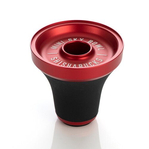 Shishabucks Premium Sky Bowl - Red - Mini (10-15 Grams)