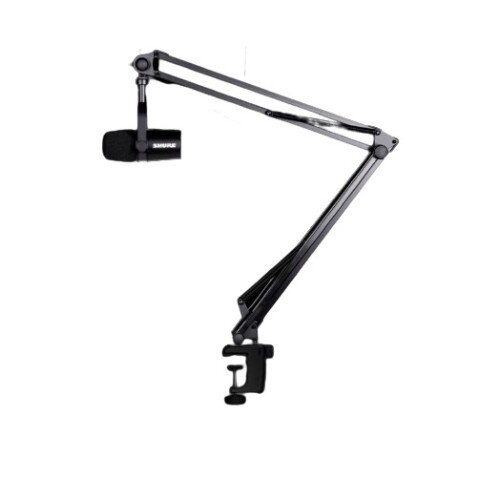 Shure MV7 Podcast Microphone with Boom - Black