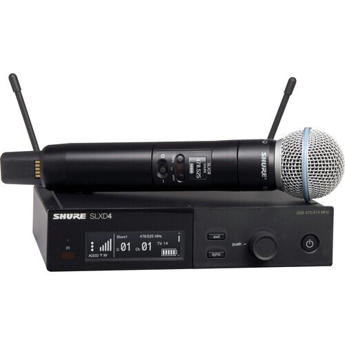 Shure SLXD24/B58 Wireless System with Beta 58A Handheld Transmitter