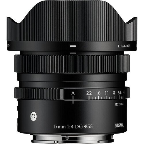 Sigma 17mm F4 DG Contemporary Lens - Black - Sony E