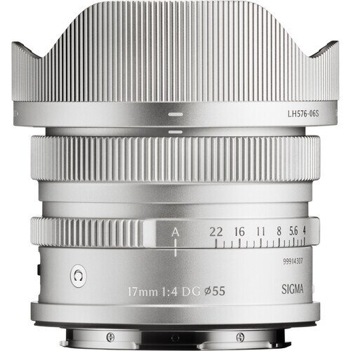Sigma 17mm F4 DG Contemporary Lens - Silver - L-Mount