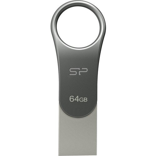 Silicon Power Mobile C80 Dual USB Drive for Type-C Mobile Devices - 64GB