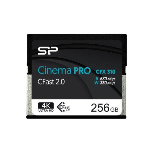 Silicon Power CFast2.0 3500X CinemaPro CFX310 CFast Card - 256GB