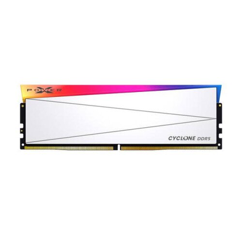 Silicon Power Cyclone RGB DDR5 7200MT/s (PC5-57600) CL36 24GB (1x24GB) 1.35V Desktop Unbuffered DIMM Memory