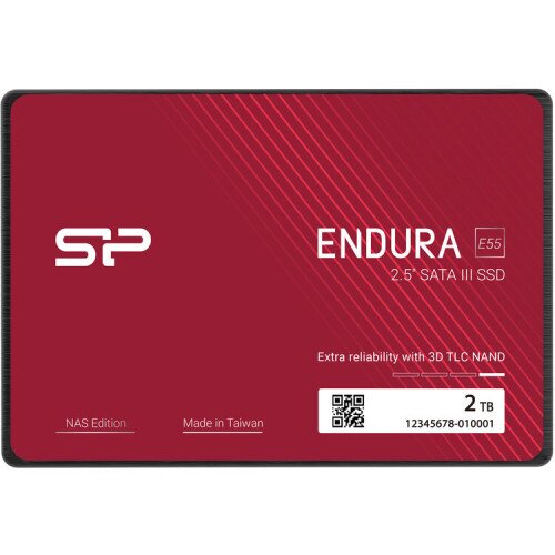 Silicon Power E55 NAS SATA III 6Gb/s 2.5-inch Internal Solid State Drive - 2TB