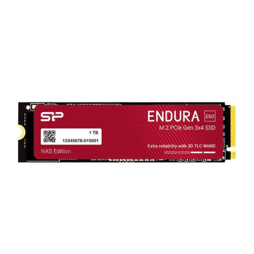 Silicon Power Endura E60 NAS TLC NVMe PCIe Gen3x4 M.2 2280 Internal Solid State Drive - 1TB