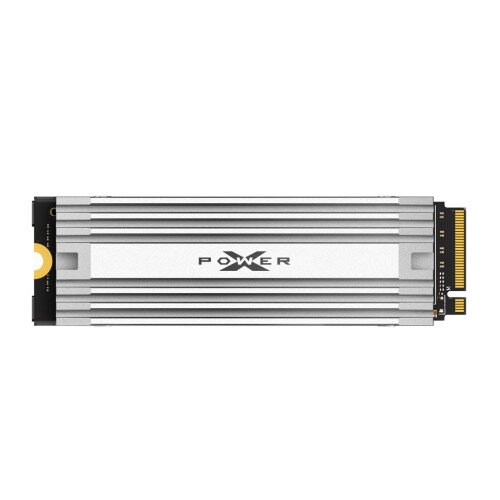 Silicon Power PCIe Gen 5x4 XS80 Internal Solid State Drive - 1TB - Silver