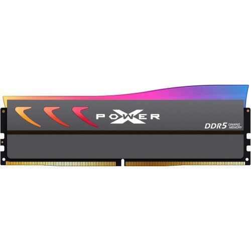 Silicon Power Storm RGB DDR5 6000MT/s (PC5-48000) CL36 16GB(1x16GB) 1.35V Desktop Unbuffered DIMM Memory